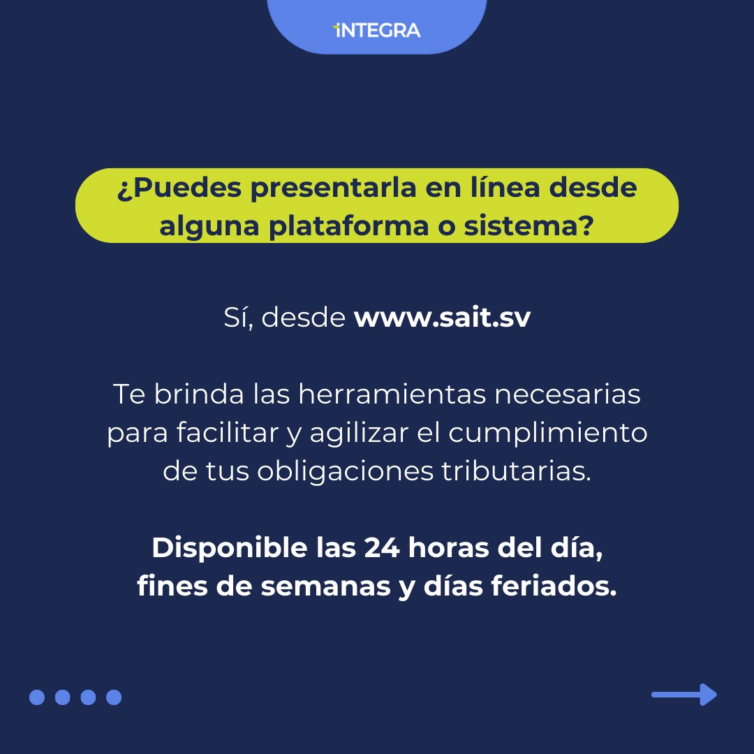 Integra_Int's tweet photo. ⏰El plazo para presentar tu declaración de impuestos municipales está a punto de vencer. 

Por suerte, ahora puedes tomar acción desde cualquier lugar gracias a SAIT, pensando en tu comodidad 🖥️💼.

📌Recuerda ser puntual al declarar y evita preocupaciones futuras. https://t.co/G9e3tvxyQp