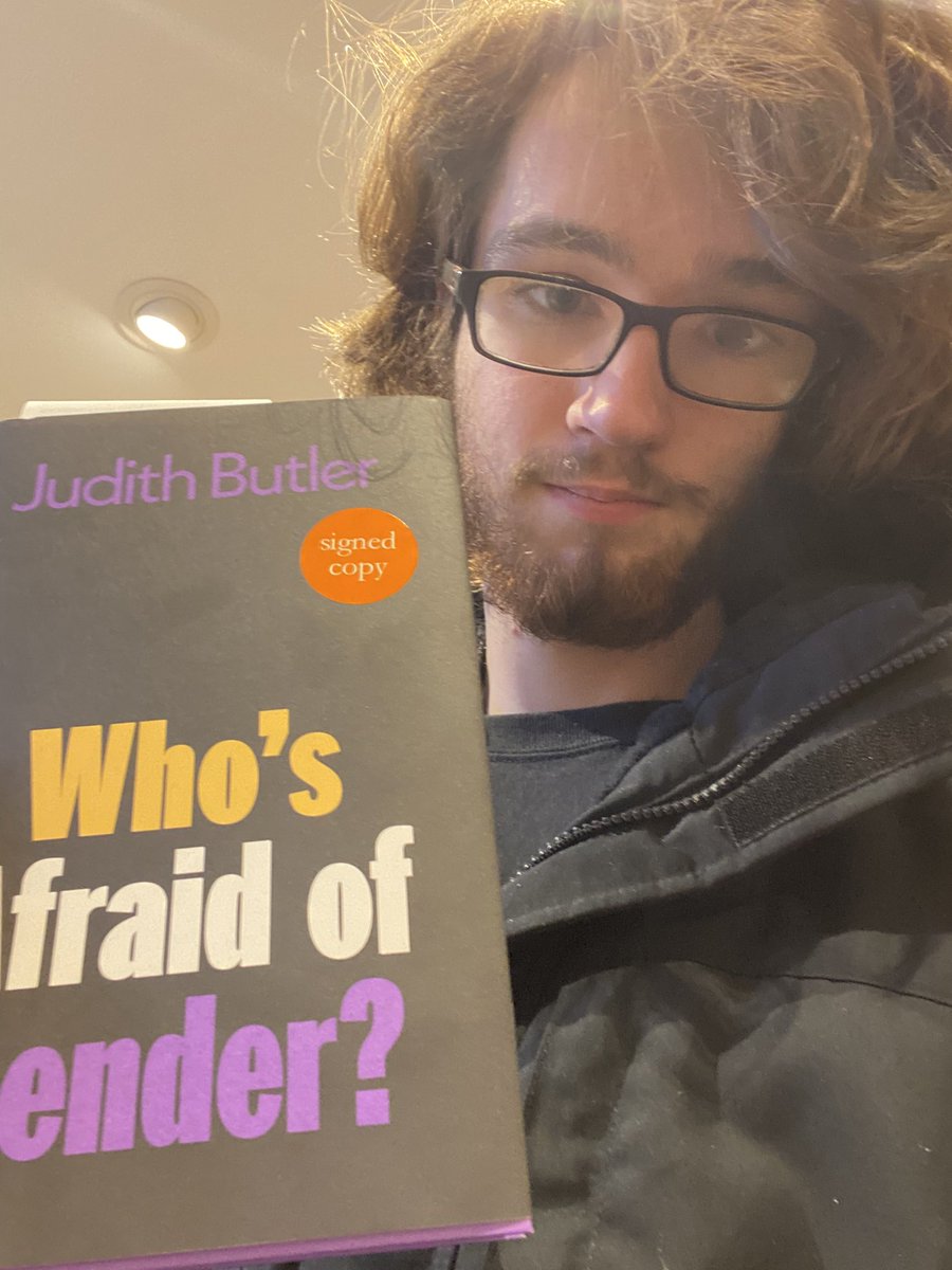 New for the reading list! A signed copy no less! #WhosAfraidOfGender
#JudithButler #gendertheory