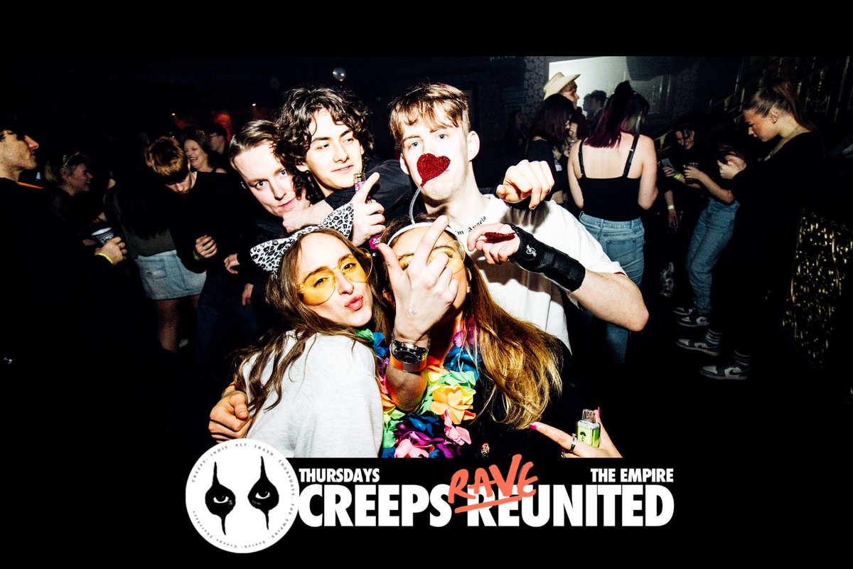 Creeps_Thursday's tweet photo. : Heads up for XL Easter Thursday Creeps X Empire next week! 🙌🏻🐇🥚👀🥚 Full set of last nights pics are up on the C R E E P S Facebook 💞✌🏻📸👀 #creepeatraverepeat https://t.co/vLva8MHBOp