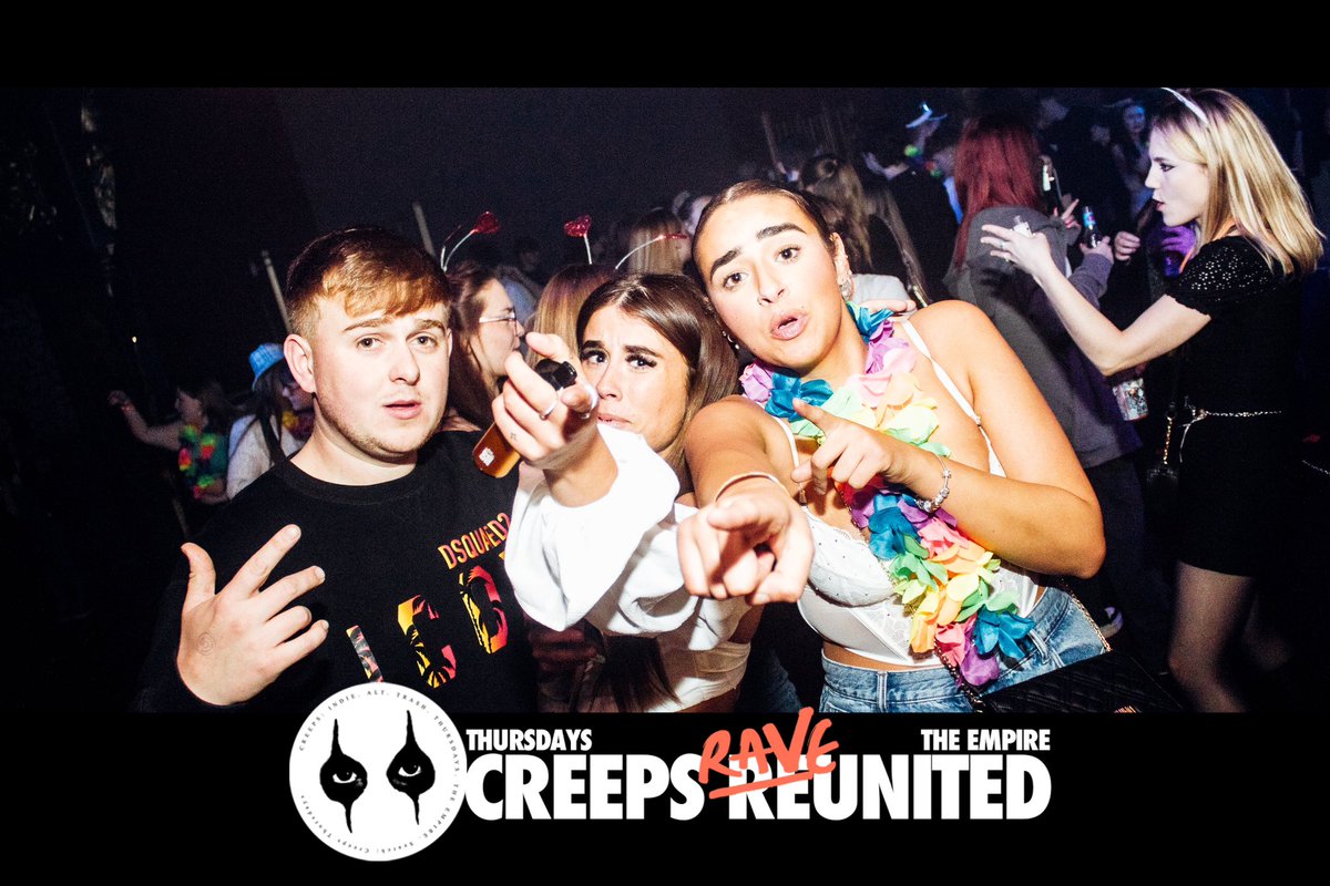 Creeps_Thursday's tweet photo. : Heads up for XL Easter Thursday Creeps X Empire next week! 🙌🏻🐇🥚👀🥚 Full set of last nights pics are up on the C R E E P S Facebook 💞✌🏻📸👀 #creepeatraverepeat https://t.co/vLva8MHBOp