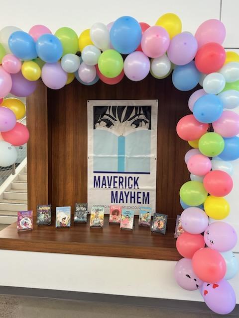 LMartinez_PHE's tweet photo. Comic Chaos are participating in the Maverick Mayham!!! Enjoy and have fun stalions!!πππ #PrideInEveryStride
#ExcellenceForAll
#TeamSISD
#Slider_Middle
#SISDMavericks https://t.co/12pzV5cJmv