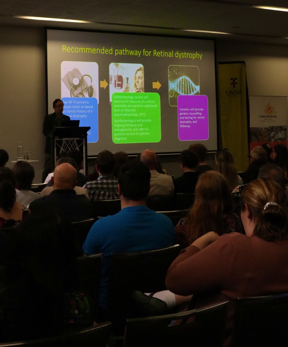 Dr Alan Ma discussed diagnosis and management of #InheritedRetinalDisease highlighting the importance of early genetic testing and collaboration with geneticist, ophthalmologist and councillors #IRDPatientDay.