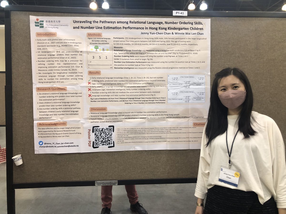Jenny Yun-Chen Chan (詹昀蓁) (@jenny_yc_chan) on Twitter photo So grateful to have so many wonderful friends and colleagues who took their time to stop by, chat with me, and help me think more deeply about our work at <a href="/ECE_EdUHK/">Early Childhood Education Department (ECE), EdUHK</a> and <a href="/SEC_EdUHK/">Department of Special Education and Counselling</a> 🙌🙌🙌🤗🤗🤗
Feel free to message or scan the QR code to receive the poster 📝 So grateful to have so many wonderful friends and colleagues who took their time to stop by, chat with me, and help me think more deeply about our work at <a href="/ECE_EdUHK/">Early Childhood Education Department (ECE), EdUHK</a> and <a href="/SEC_EdUHK/">Department of Special Education and Counselling</a> 🙌🙌🙌🤗🤗🤗
Feel free to message or scan the QR code to receive the poster 📝