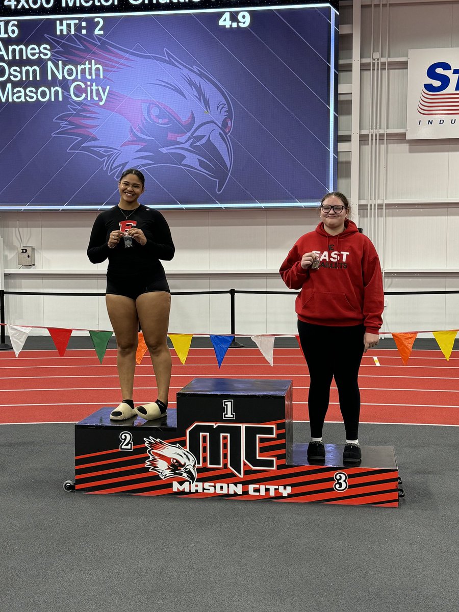 DMEastTrackXC's tweet photo. So proud of our throwers - placed 2rd &amp; 3rd at our indoor conference championship today!!!! https://t.co/adV6wmpjFC