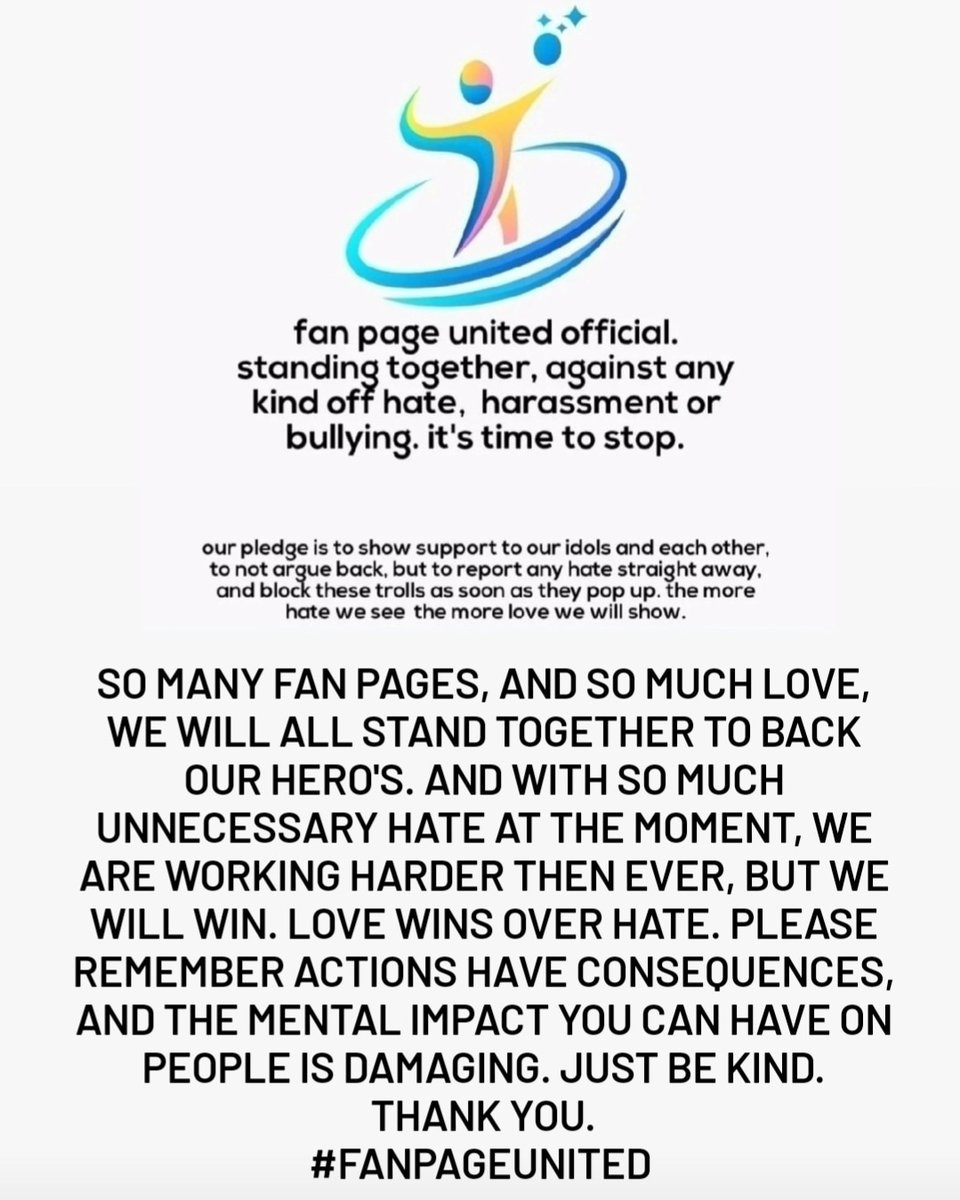 Teamlioness2's tweet photo. I let my illness get the better off me today, but have pulled myself back. No more arguments. I just don't get why if you don't like someone, just keep it to yourself,  spend your time hyping the ones you like instead. No one desto be trolled. Be kind.#fanpageunited https://t.co/WxVtI88GJT