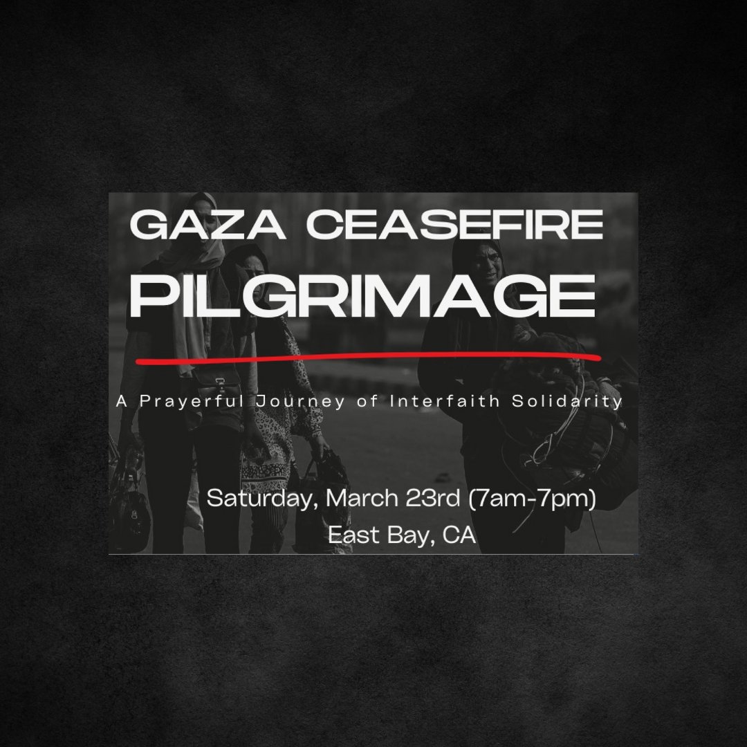 FOR IMMEDIATE RELEASE
March 22, 2024
1000 to join Interfaith Pilgrimage Calling for Gaza Ceasefire!