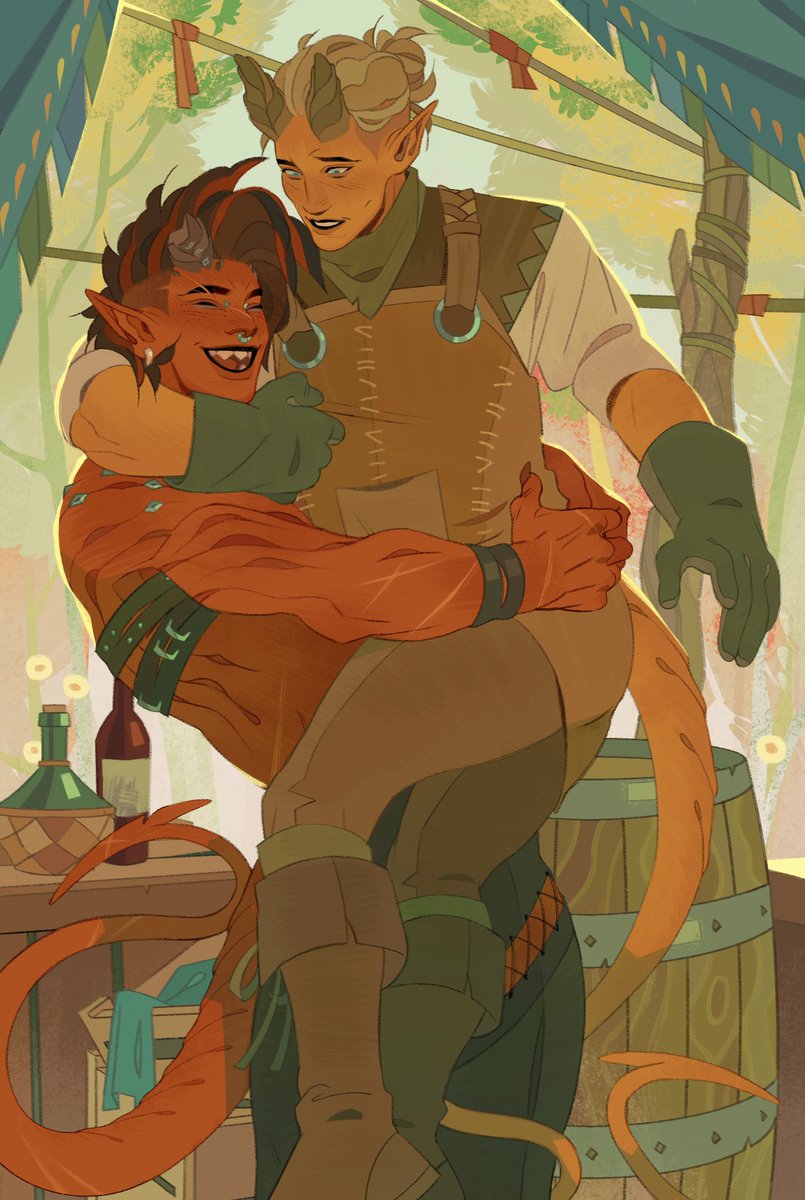 Носит своего мяу мяу на ручках ❤️🧡

#BaldursGate3 #karlach #dammon
