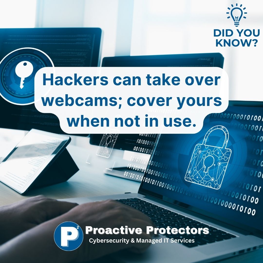 P2_Cyber's tweet image. Protect your privacy, cover your webcam. #Privacy #P2 #ProactiveProtectors #Cybersecurity #TechBizCEO