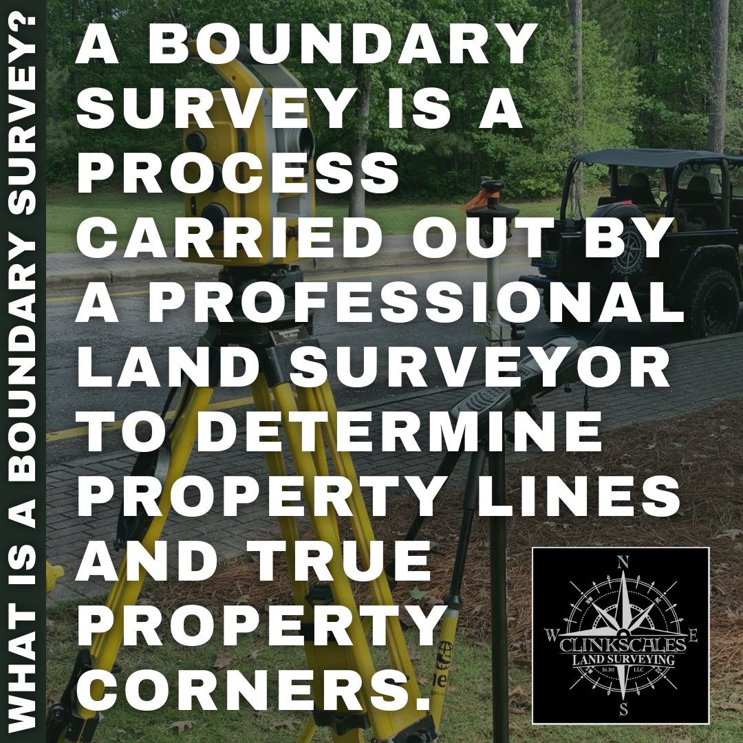 If you're in need of a boundary survey, we'd love to earn your business! Fill out our survey request form at clinksurveying.com so that we can assist you!

#alabasteralabama #caleraalabama #VestaviaHills #VincentAlabama #MontevalloAlabama