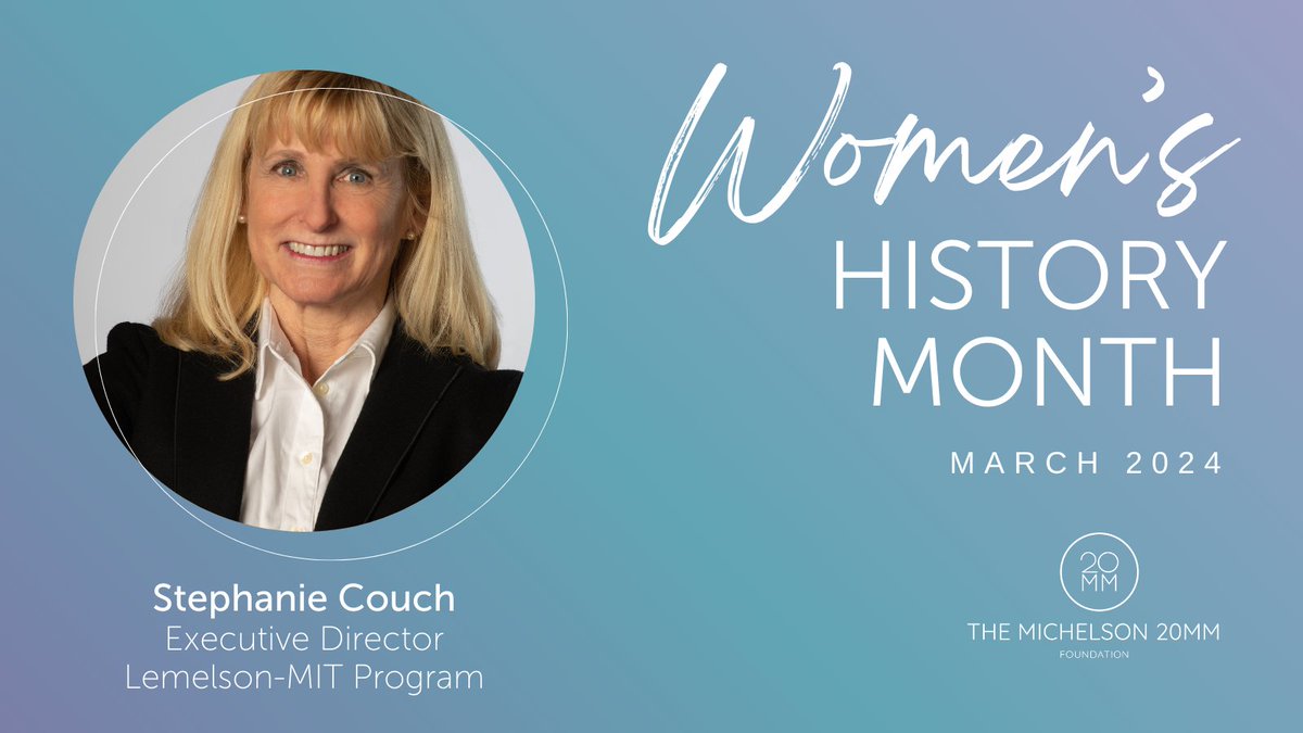 As #WomensHistoryMonth continues, we are highlighting Stephanie Couch, executive director of @LemelsonMIT. Stephanie is well known for her commitment to youth entrepreneurs and has been incredibly instrumental in supporting the growth of the @CAICBPayne ecosystem.