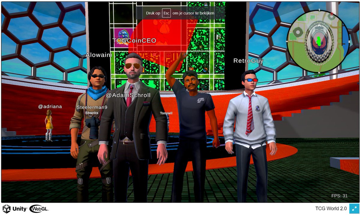 KokoroKatana's tweet photo. Just watched the best AMA of @OfficialTCGCoin Metaverse. Best part that it was in the WebGL version of it! Downloadable world will be next! Did you know that TCG World have there own merchandise @TCGWorldMerch. Check that out #TCGWORLDMERCH! In post below some highlights of AMA! https://t.co/yQ8Vt1FLnw