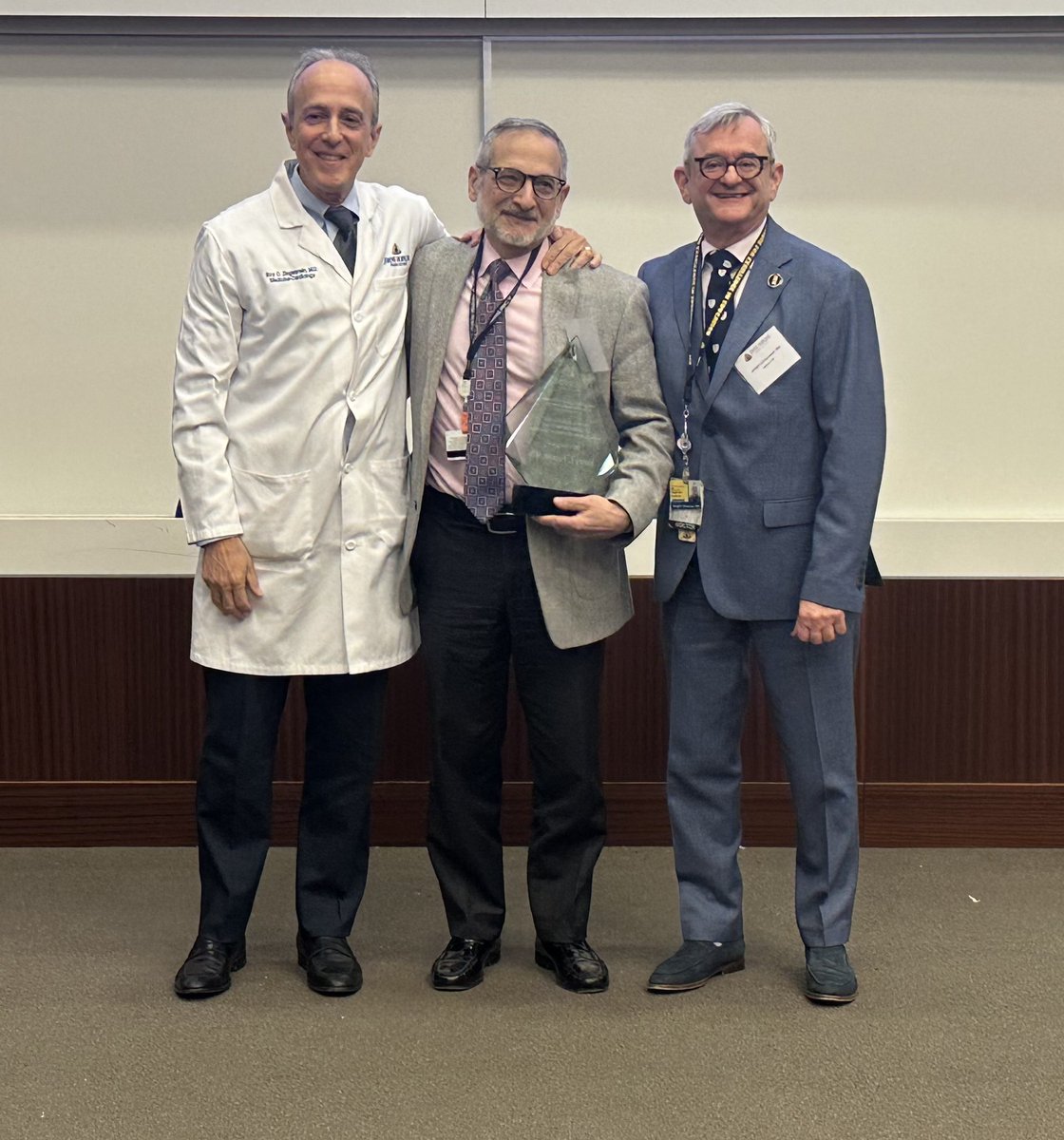 Well-deserved congratulations to Hank Fessler for receiving the highest honor from the <a href="/Hopkins_IEE/">IEE</a> as the recipient of the 2024 Martin D. Abelhoff Award for Lifetime Achievement in Medical Education and Biomedical Education