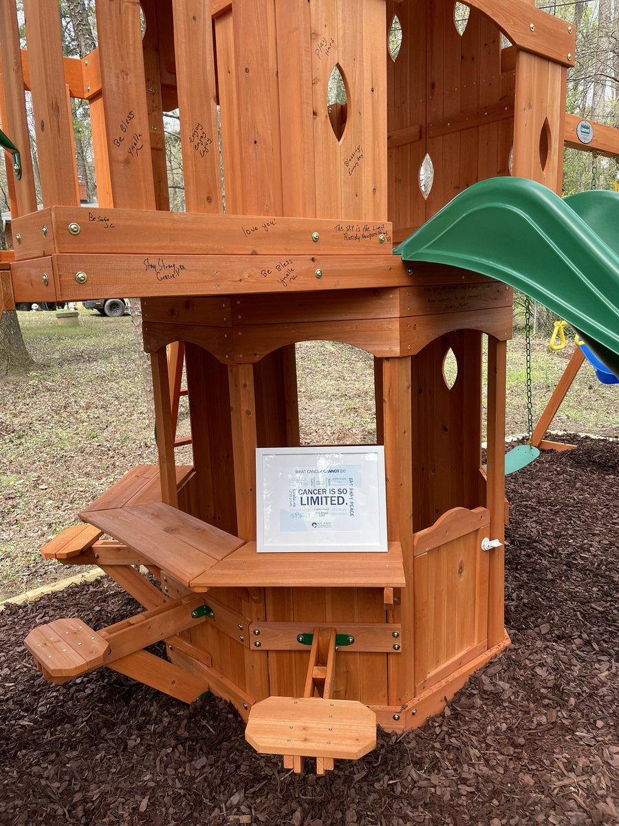 SamuelcAuthor's tweet photo. Today I met Gracelyn
I was extended invitation by her Grammy who’s a dear friend and part of my American Legion family. ROC SOLID FOUNDATION donated and assembled the playhouse as she is battling cancer.
I am both honored and humbled to be asked by the family to show up for her. https://t.co/p9CFfxSFcN