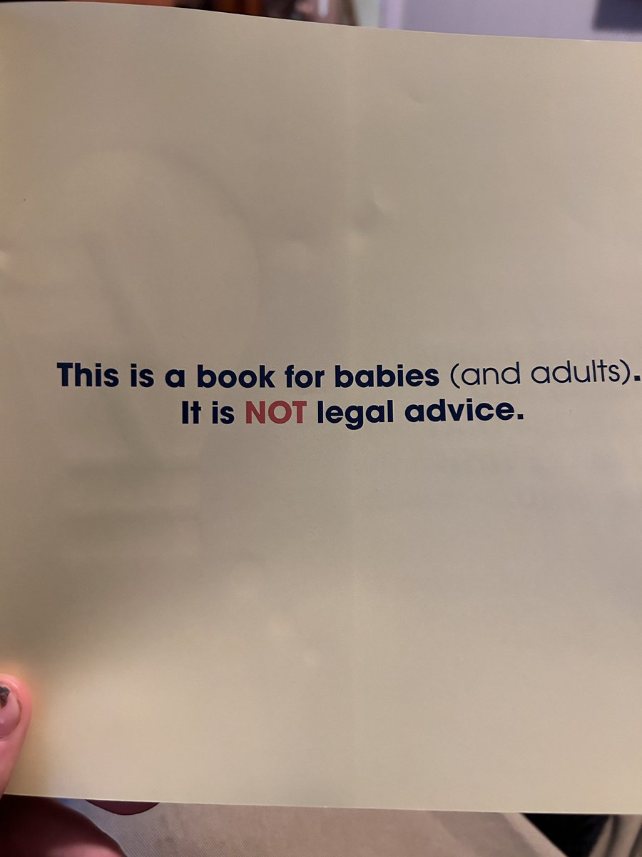 Excited to get my copy of “The Baby Book of Copyright” by <a href="/CopyrightLady/">Copyright Lady</a> !
