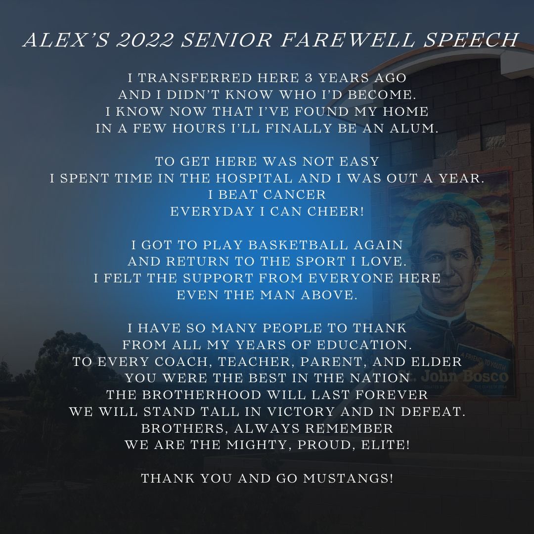 Our hearts go out to the family of Alex Moriarty ‘22. Thank you for all the memories, Alex!