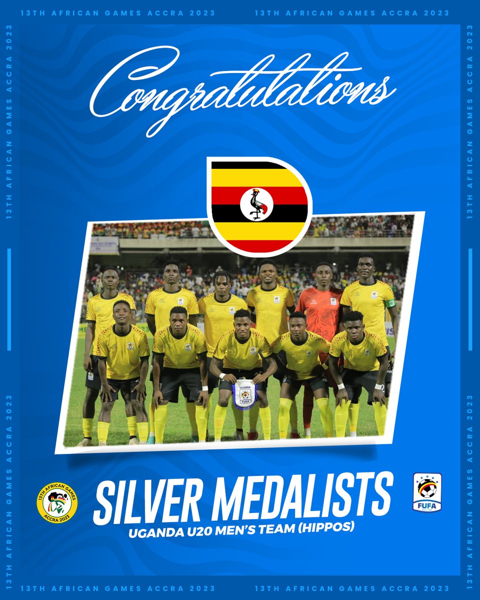 Congratulations Hippos! 🥈 #AfricanGames | #Accra2023