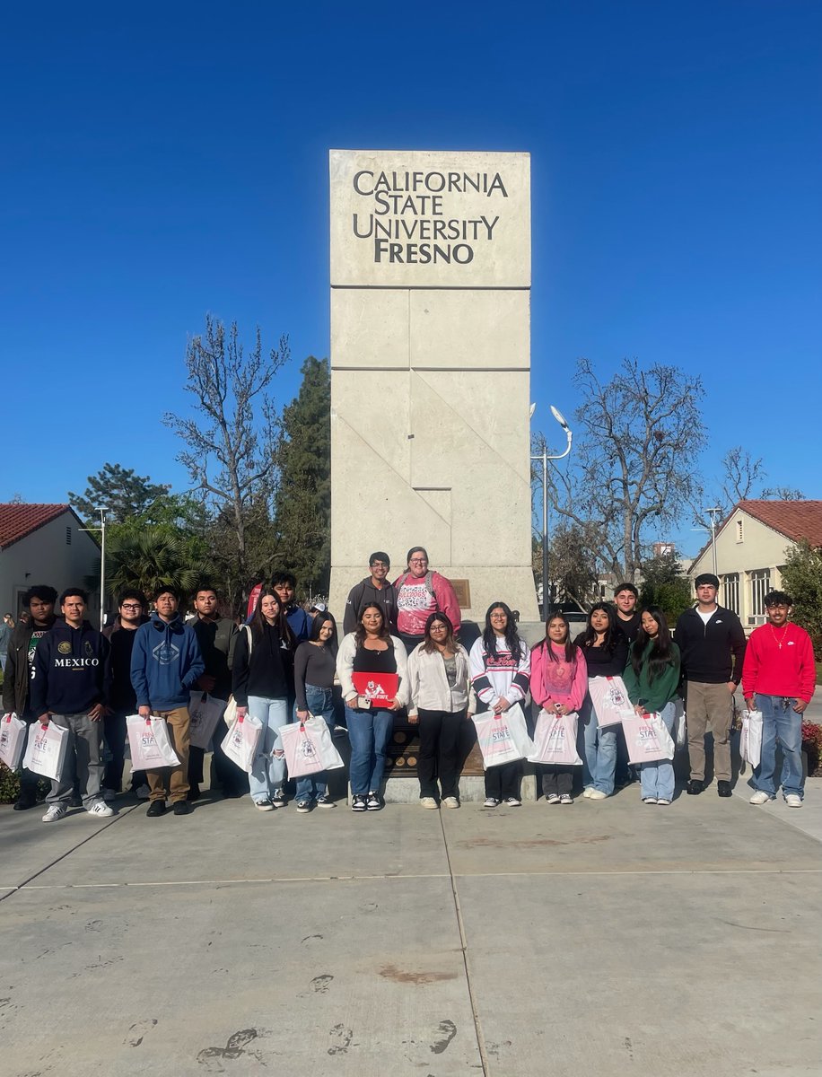 PVHS Students Attend Fresno State Preview Day - Eighteen PVHS seniors, who were accepted to Fresno State University, attended Fresno State Preview Day on March 16th. smjuhsd.org/sys/content/ne…