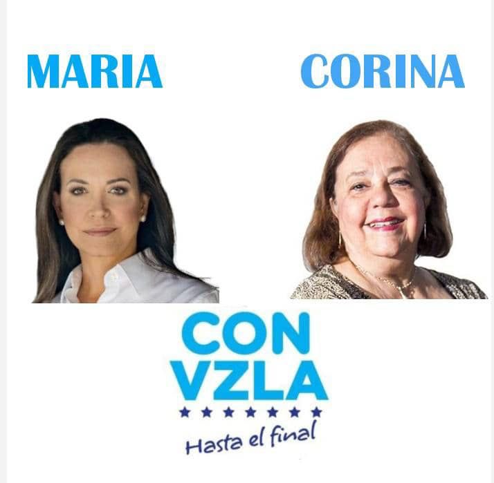 CILIA Y DELCY NO DUERMEN HOY TRATANDO DE VER COMO RESPONDER A ESTAS DOS…Y EL AMOROSO ELVIS DESPEINADO @MariaCorinaYA + Corina Yoris @yorisvillasana