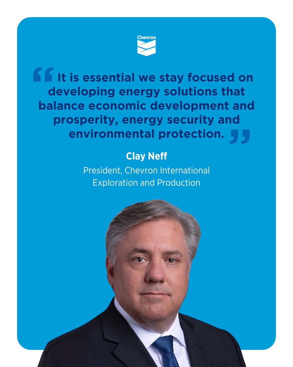 Natural gas powers critical industries across the world. Learn why liquefied natural gas will serve as an important energy source today and into the future. Read more: chevron.co/ceraweek-clayn… #CERAWeek