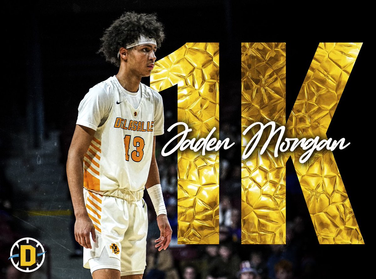 𝟏,𝟎𝟎𝟎. Congrats to Senior, Jaden Morgan on scoring career point number one thousand in the State Semifinal yesterday! #DefendtheIsland #Together