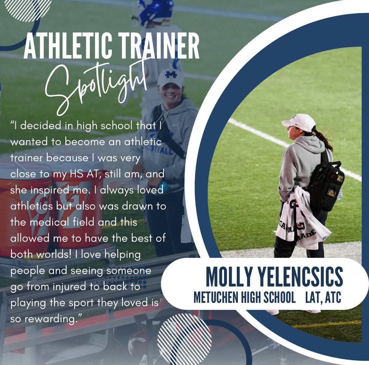 Beyond lucky to have her working our sidelines!