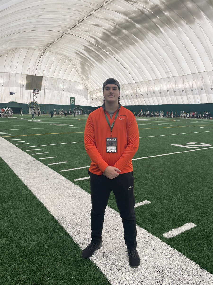 Mitchell George (@mitch7206) on Twitter photo After a great spring practice visit and an awesome conversation with <a href="/Coach_Creighton/">Chris Creighton</a>, I am very proud to announce that I have received an offer to play football at Eastern Michigan University. Thanks again, <a href="/Coach_Creighton/">Chris Creighton</a> <a href="/CoachSCoughlin/">Sean Coughlin</a> <a href="/SchillerWilson/">Wilson Schiller</a> <a href="/Coach_Collett/">Jeffrey Collett</a> <a href="/EMUFB/">Eastern Michigan Football</a> After a great spring practice visit and an awesome conversation with <a href="/Coach_Creighton/">Chris Creighton</a>, I am very proud to announce that I have received an offer to play football at Eastern Michigan University. Thanks again, <a href="/Coach_Creighton/">Chris Creighton</a> <a href="/CoachSCoughlin/">Sean Coughlin</a> <a href="/SchillerWilson/">Wilson Schiller</a> <a href="/Coach_Collett/">Jeffrey Collett</a> <a href="/EMUFB/">Eastern Michigan Football</a>