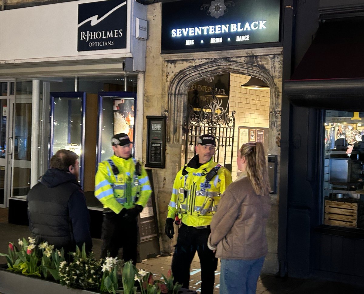 As part of Spiking Intensification Week our officers were out tonight in Cirencester raising awareness about this serious offence and conducting drug swabs. Further details are on our new facebook page - orlo.uk/k3uUf