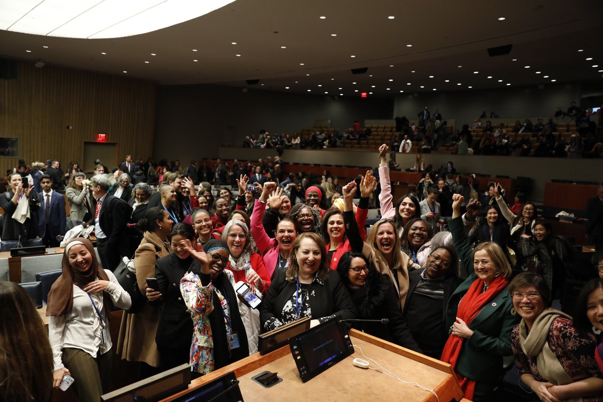 #CSW68 has reached Agreed Conclusions and delivered robust commitments by <a href="/UN/">United Nations</a> Member States to strengthen financing and institutions to eradicate women’s and girls’ poverty.

Press release from <a href="/UN_Women/">UN Women</a>: unwo.men/qqXb50R0ctw

#InvestInWomen