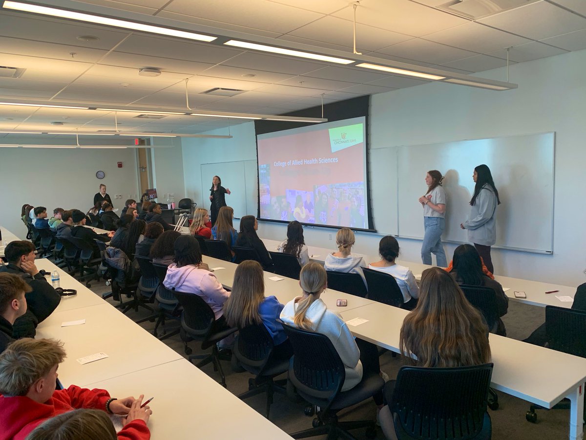 Fairfield Sports Medicine (@fcsdsportsmed) on Twitter photo Thank you <a href="/UC_ATrain/">UC Athletic Training</a> & <a href="/GoBearcatsSM/">UC Sports Medicine</a> for hosting our Sports Medicine students yesterday, Showing us around the CAHS, running students through some labs and a tour of Athletic Facilities. Another thank you to <a href="/AaronHimmlerAT/">Aaron Himmler</a> for taking time to talk to the group <a href="/FCSDNews/">Fairfield City Schools</a> Thank you <a href="/UC_ATrain/">UC Athletic Training</a> & <a href="/GoBearcatsSM/">UC Sports Medicine</a> for hosting our Sports Medicine students yesterday, Showing us around the CAHS, running students through some labs and a tour of Athletic Facilities. Another thank you to <a href="/AaronHimmlerAT/">Aaron Himmler</a> for taking time to talk to the group <a href="/FCSDNews/">Fairfield City Schools</a>
