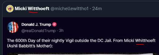 realConaldRump's tweet photo. While Micki's avoided coming straight out and saying it, she really doesn't like Donald Trump. I wonder, does she appreciate the promotion or is she pissed at yet another display of repetitious disrespect? #FreedomCorner #hamburder #covfefe #oats https://t.co/6C9NA6E8CQ