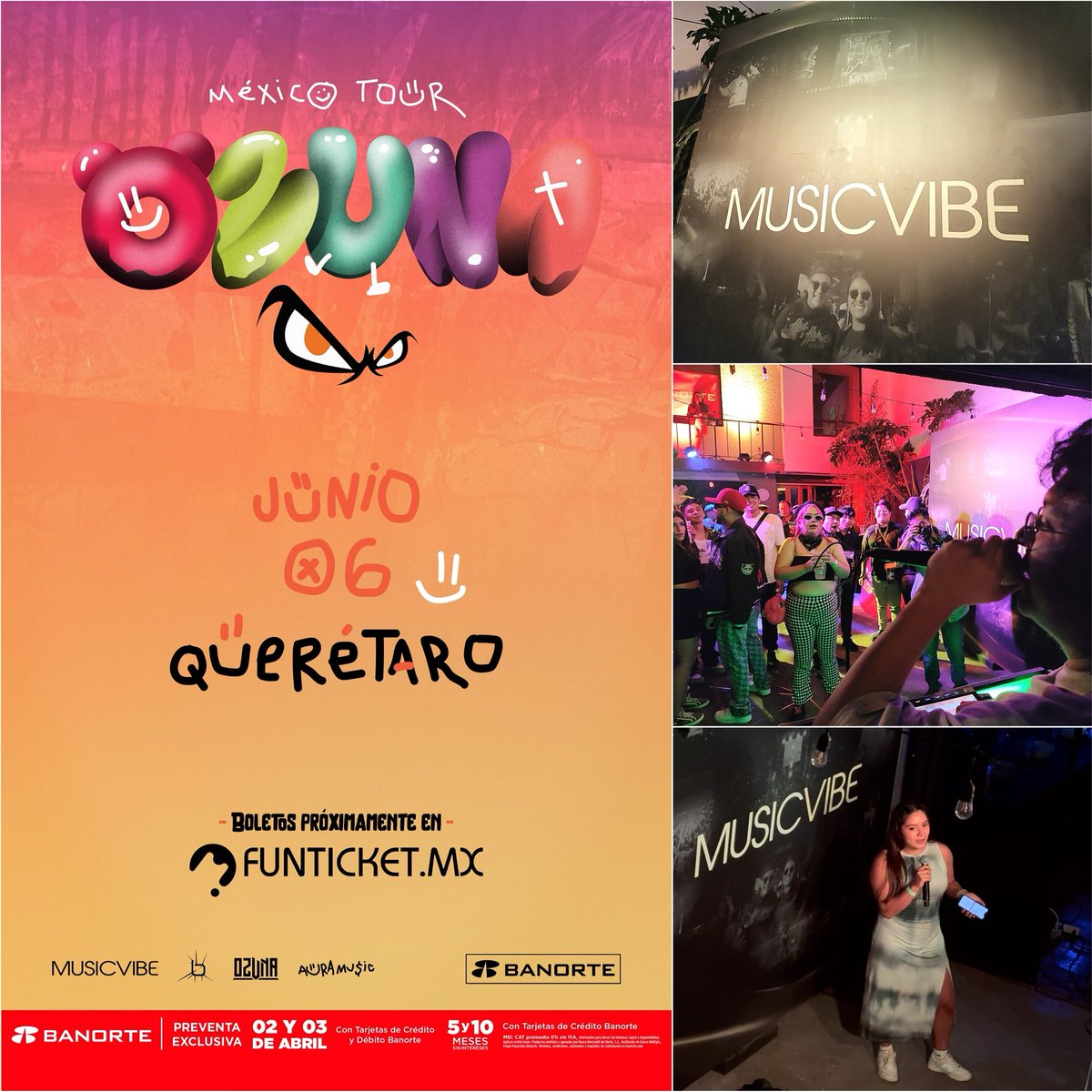 QueretaroShows's tweet photo. 🧸🎶Se presentó oficialmente el tour de OZUNA, siendo el 6 de Junio cuando llegue a #Querétaro 
🎟️Preventa Banorte 2 y 3 de Abril, boletos por https://t.co/j33rzp99YM

#MusicVibe #Ozuna4ever https://t.co/SQeAXfPTiy