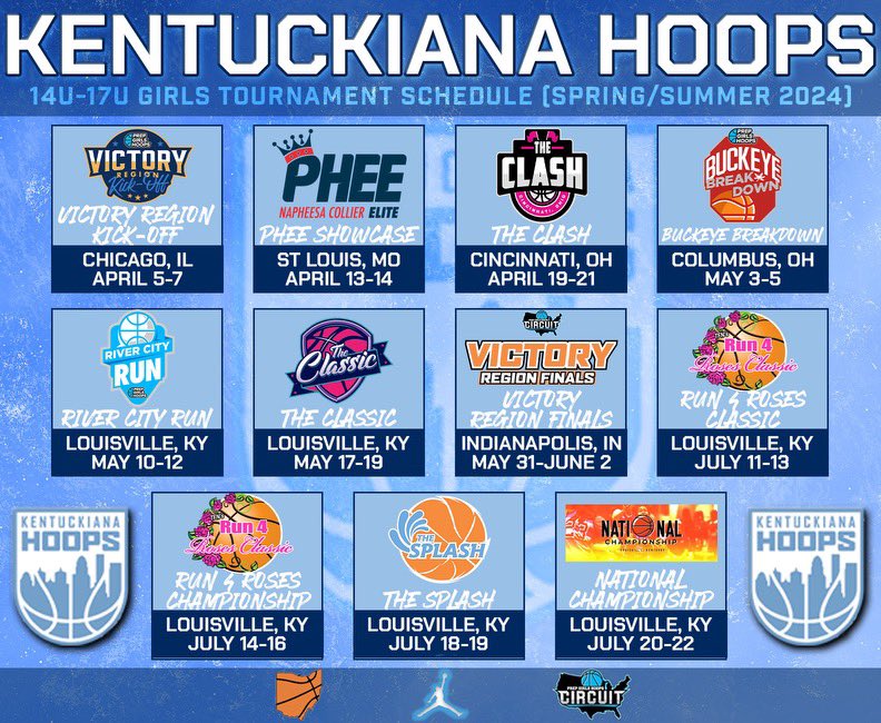 Kentuckiana Hoops Girls AAU (@kyin_hoops_gbb) on Twitter photo Hereโs where you find us this year! #KYIN_Hoops_GBB
<a href="/KYINhoops/">๐๐๐ฃ๐ฉ๐ช๐๐ ๐๐๐ฃ๐ ๐๐ค๐ค๐ฅ๐จ</a>
<a href="/alyxwhite_/">Alyx White</a> <a href="/PGHKentucky/">Prep Girls Hoops Kentucky</a> <a href="/PGHCircuit/">Prep Girls Hoops Circuit ๐</a> <a href="/Ohio_Basketball/">OhioBasketball.com</a> <a href="/TFNsRun4Roses/">TFN's Run 4 Roses</a> <a href="/CoachEmilyPGH/">Emily Somerville</a> <a href="/PGHAkeem/">Akeem Webb</a> <a href="/coachgilliam33/">Dave Gilliam</a> <a href="/Gator4life41/">Bobby Ewing</a> <a href="/robert14826/">Coach Boyd</a> <a href="/GilvinLouise/">Dayna McGrath Gilvin</a> <a href="/CoachWest502/">Coach Tim West</a> <a href="/WallacePAllison/">Allison Wallace</a> <a href="/LizRBoyd54/">Elizabeth Boyd, (Liz)</a> Hereโs where you find us this year! #KYIN_Hoops_GBB
<a href="/KYINhoops/">๐๐๐ฃ๐ฉ๐ช๐๐ ๐๐๐ฃ๐ ๐๐ค๐ค๐ฅ๐จ</a>
<a href="/alyxwhite_/">Alyx White</a> <a href="/PGHKentucky/">Prep Girls Hoops Kentucky</a> <a href="/PGHCircuit/">Prep Girls Hoops Circuit ๐</a> <a href="/Ohio_Basketball/">OhioBasketball.com</a> <a href="/TFNsRun4Roses/">TFN's Run 4 Roses</a> <a href="/CoachEmilyPGH/">Emily Somerville</a> <a href="/PGHAkeem/">Akeem Webb</a> <a href="/coachgilliam33/">Dave Gilliam</a> <a href="/Gator4life41/">Bobby Ewing</a> <a href="/robert14826/">Coach Boyd</a> <a href="/GilvinLouise/">Dayna McGrath Gilvin</a> <a href="/CoachWest502/">Coach Tim West</a> <a href="/WallacePAllison/">Allison Wallace</a> <a href="/LizRBoyd54/">Elizabeth Boyd, (Liz)</a>