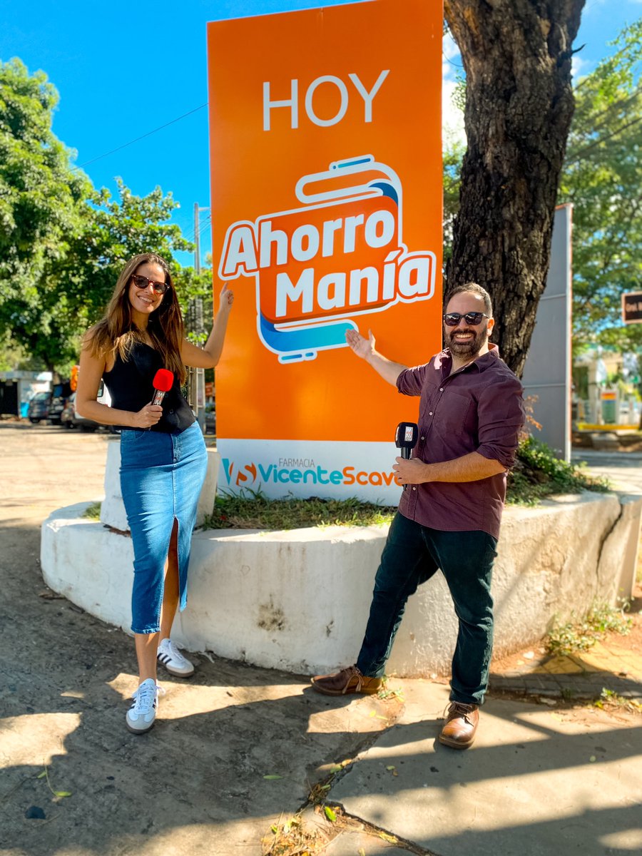 Aprovechando el viernes para realizar nuestras compras en @farmaciavicentescavone ✌🏼😎📻✨ #HoyY100pre con @supineda y @jorgeheisecke aprovechando el AHORRO Manía de @farmaciavicentescavone #RadioCanal100