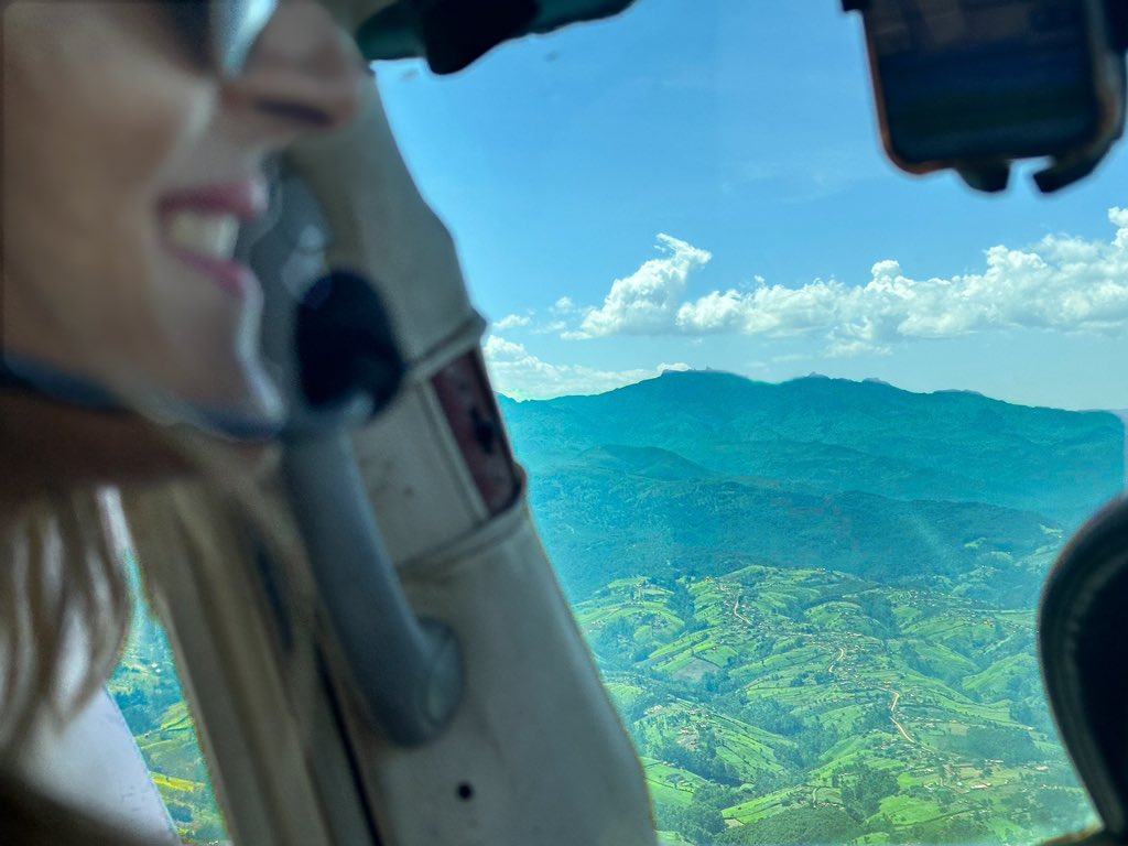 anishahbbc's tweet photo. The gentle slopes of the Aberdares glinting in sunbeams on a near CAVOK flying afternoon. The best of Kenya really is by air (I may be biased.) #aviation #avgeek #flying #Cessna #aviationlovers https://t.co/FjTHz4W4mP