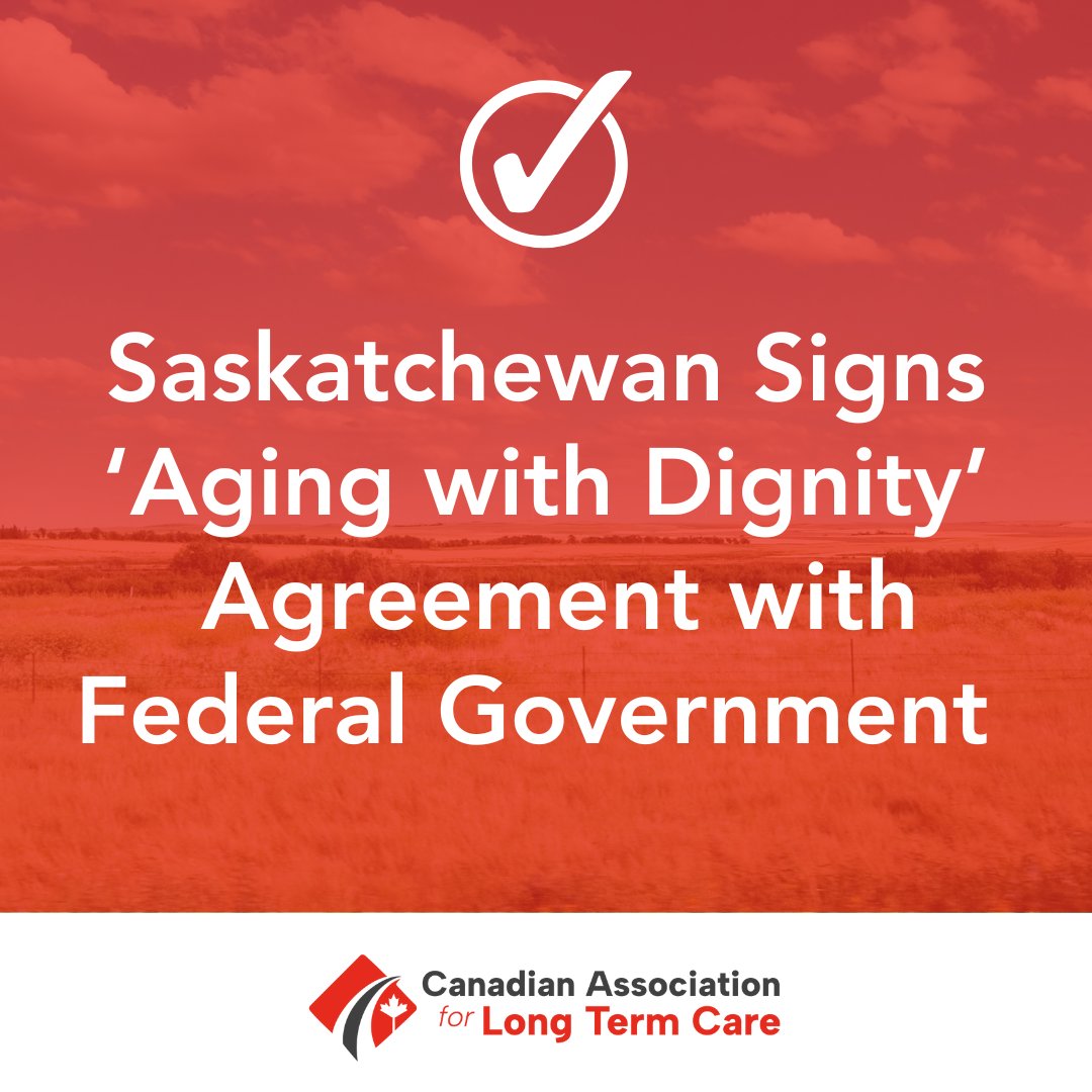 This month, Yukon and Saskatchewan signed Aging with Dignity Agreements with the federal government. CALTC recognizes the continued investments being made to support seniors & we look forward to seeing other provinces sign similar agreements to foster more inclusive communities.