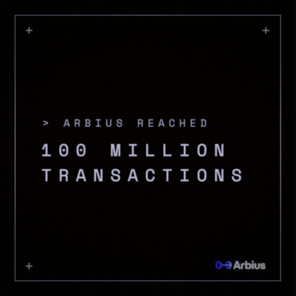 We are proud to announce we've reached 100 million transactions in less than a month.

We want to thank the incredible team behind <a href="/arbitrum/">Arbitrum</a> for providing a scalable platform. On to 1 billion transactions!

🔗 nova.arbiscan.io/address/0x3BF6…