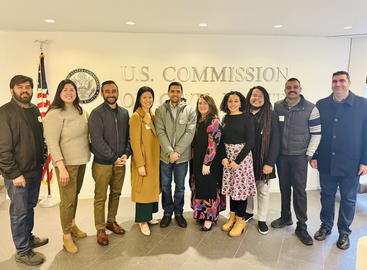 Thank you to this year’s cohort of #HumphreyFellows from @AUWCL who spent the morning at our HQ. Another wonderful conversation and discussion on the Commission’s work - seen in the picture below w/ Commission staffers, Angelia Rorison and @IrenaVidulovic. #CivilRights @USCCRgov
