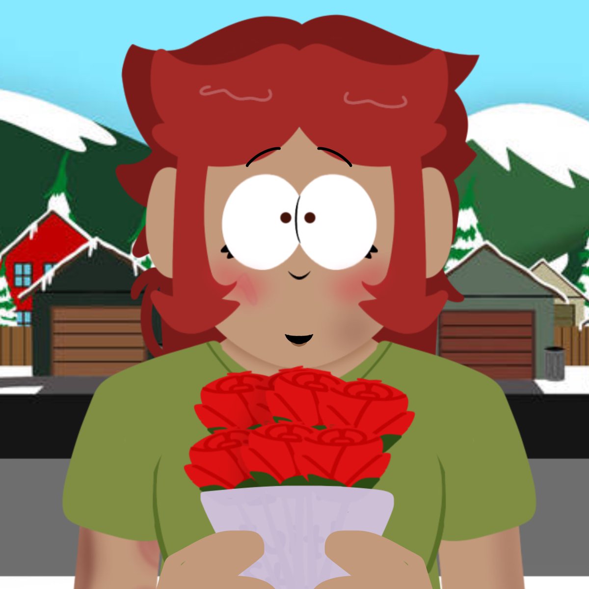 “Its some flowers I bought for you…on sale of course. I just felt like you’d enjoy some pretty flowers…haha-“

[Carol said nervously, handing Helen the bouquet of flowers]