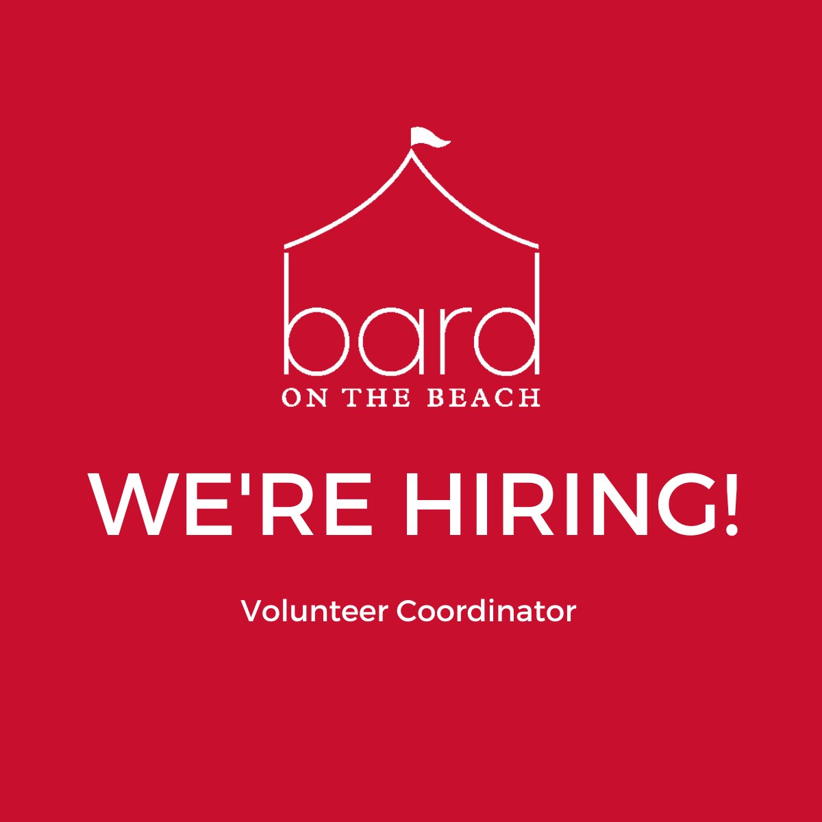 Join our wonderful Operations Team and be a critical part of the leadership of our Volunteer Program! Visit our website to learn more and to apply today. Deadline to apply is Friday, April 5 at 5pm. ➡ bardonthebeach.org/employment-pos…