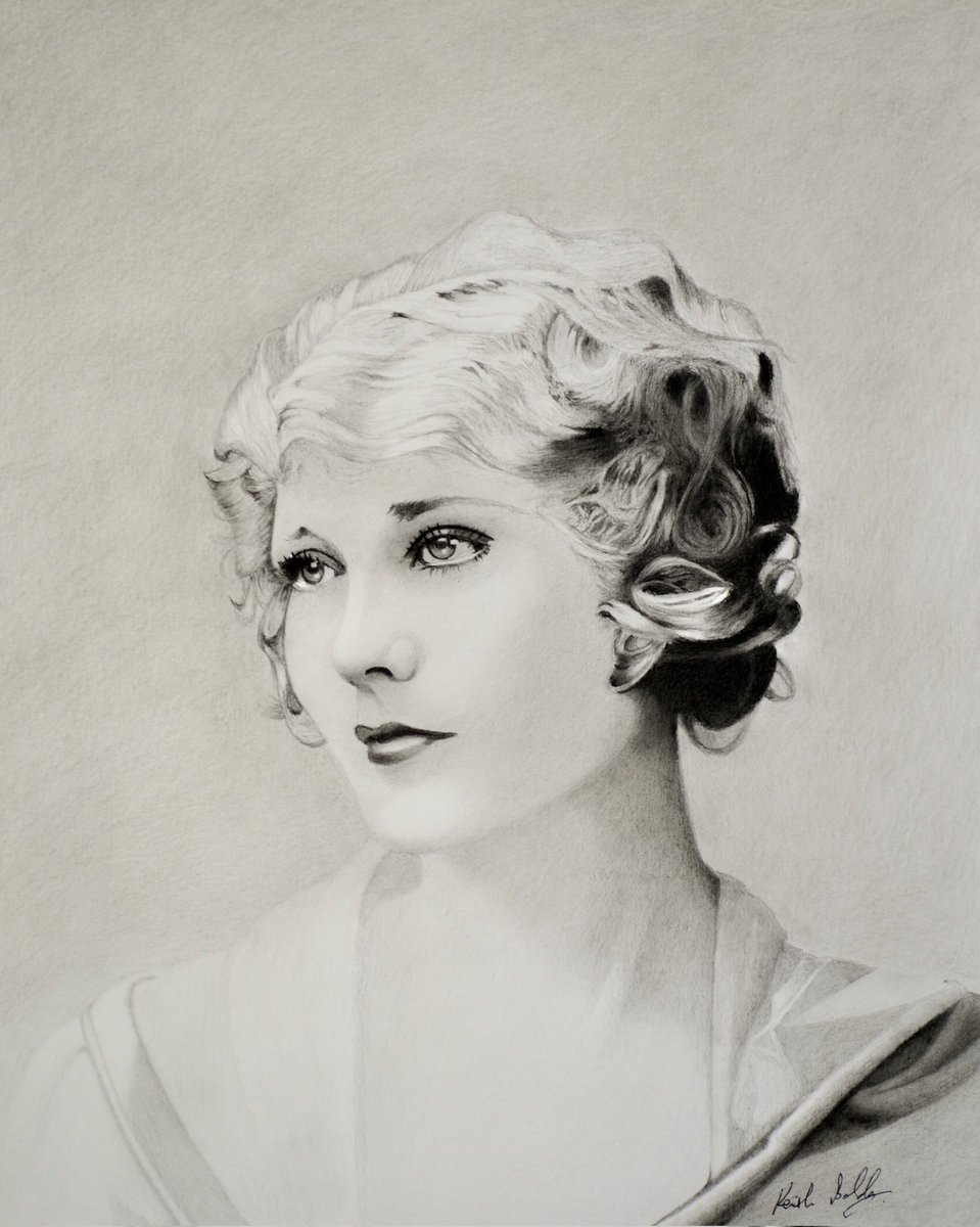 Worried that I wouldn't be able to draw again due to my osteoarthritis I decided to have a go at a portrait. I've been working for about an hour a night so not to overdo it. 12x14inch pencil drawing using a reference photo from 1920's of movie star Esther Ralston who died in 1994