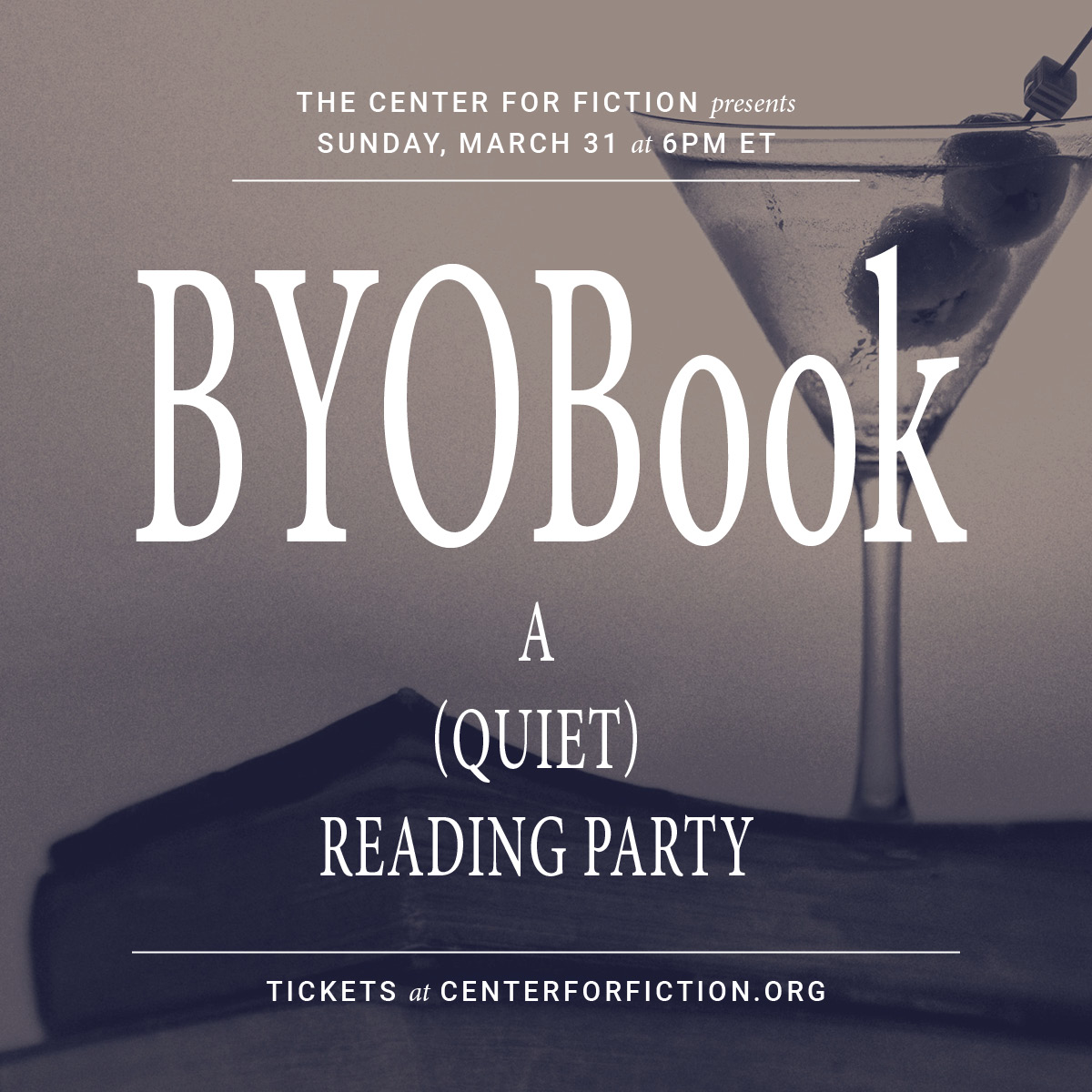 Our next BYOBook is Sunday, March 31st at 6pm! Let’s be alone together with those books we just can’t put down. Join us in the Cafe & Bar for some communal reading followed by time to get to know your fellow bookworms! Get your ticket here: tinyurl.com/2pnmjw2s