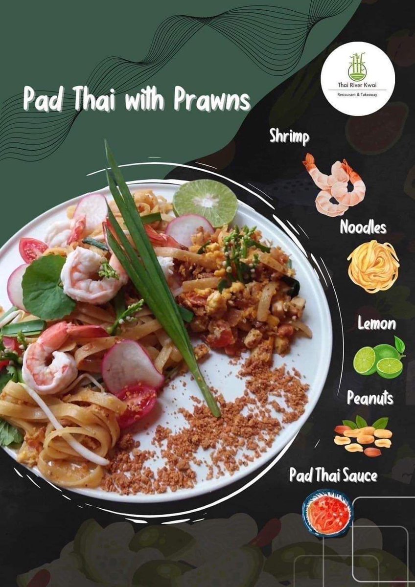 There's a brand new THAI-RIFFIC restaurant open in the town centre! Thai River Kwai are based in the Red Lion Yard and for the next few days will be focusing on takeaways. The restaurant will open early next week and you can find out more here: buff.ly/3PzqHv8