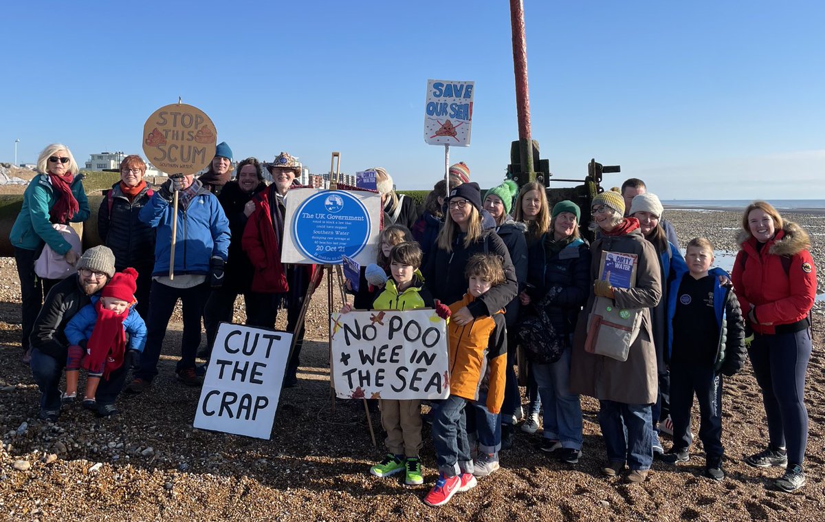 Happy #WorldWaterDay ! A reminder to ⁦@SouthernWater⁩ to #CutTheCrap #EndSewagePollution #WeWantCleanSeas ⁦@sascampaigns⁩