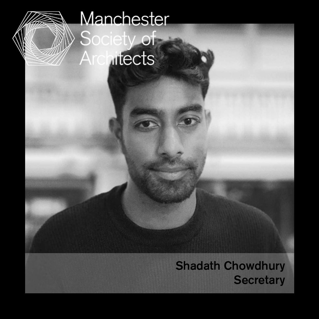 Next in our ‘Society Speaks Series’, meet our Secretary Shad, Architect at @TimGroomArc To read Shadath’s Q&A, please visit our website here: manchestersocietyofarchitects.com/meet-the-team-… #Societyspeaks