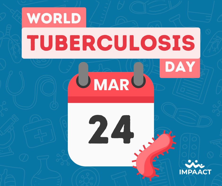 Heads up: 24 March is #WorldTBDay! The IMPAACT Network evaluates novel approaches for #TB prevention, diagnosis, and treatment in infants, children, adolescents, and pregnant and postpartum people with and without HIV. Learn more: impaactnetwork.org/about/areas-re…