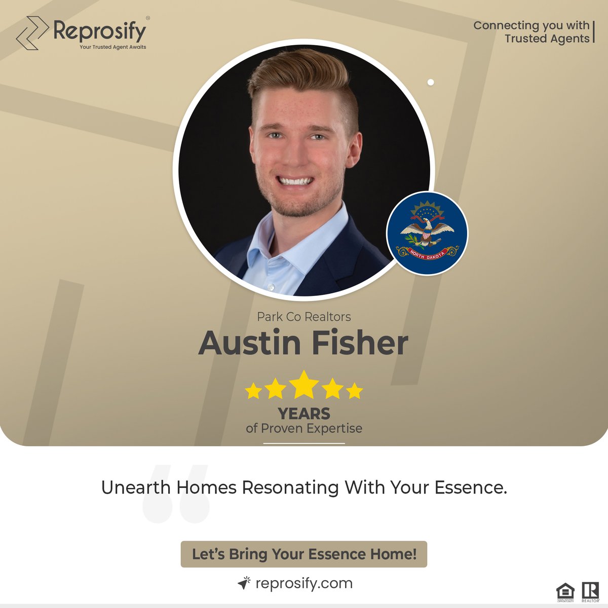agentsreprosify's tweet image. Connect with Austin Fisher in North Dakota for a seamless transition to your dream home.

#Reprosify #AgentsReprosify #BigBlockRealty #Austinfisher #realestate #realtor #Broker #realtorlife #realestatemarketing #realestateleads #Northdakotarealestate #SanDiegorealestate