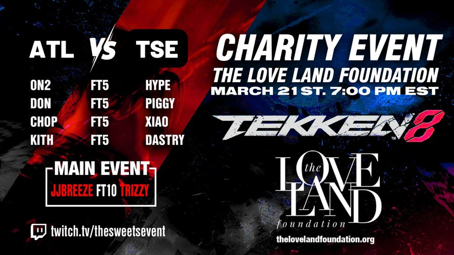 Our @LovelandFnd TSE vs ATL Charity Event has concluded with the following scores🍒:

@pokchop50 5-0 @XiaoNC_
@GenghisD0n  5-1 @SourPiggy 
@O_N_2_ 5-2 Hypekills
@Shvmir 0-5 @dastryyy 
@JJBREEZE_  4-7 @trezizy 

Thank you all for supporting the event!!

🫶 The Loveland Foundation…