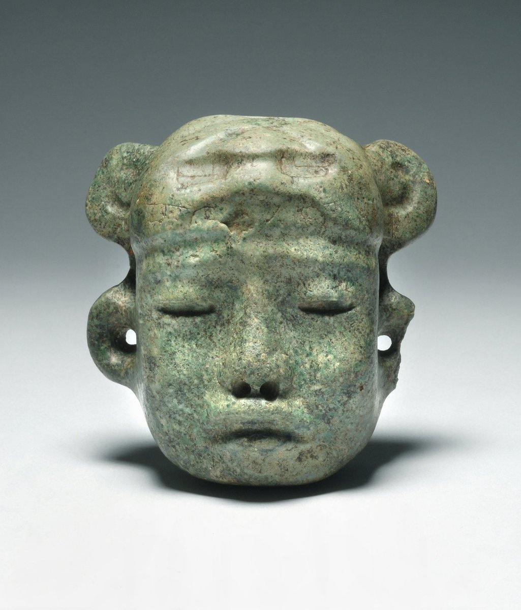 Mask Pendant

Maya, Late Preclassic, 200 BCE-200 CE.