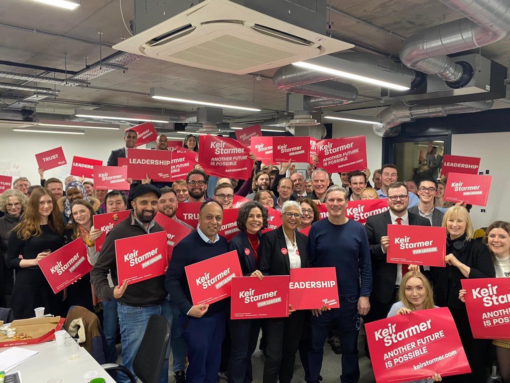 thom_brooks's tweet photo. Nearly four years ago I was at @Keir_Starmer โs leadership HQ. Always knew another future was possible if he became Leader of The @UKLabour Party - always exceeds my expectations. #GeneraElectionNow #VoteLabour https://t.co/ZeJl9DuPS0