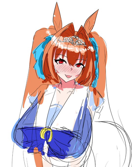 Gペンで線画の練習した
本当は完成させたかったけど構図考え直してたら飽きたので投げる 